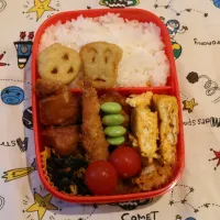 4/25   唐揚げ弁当|母さんのオベント記録さん