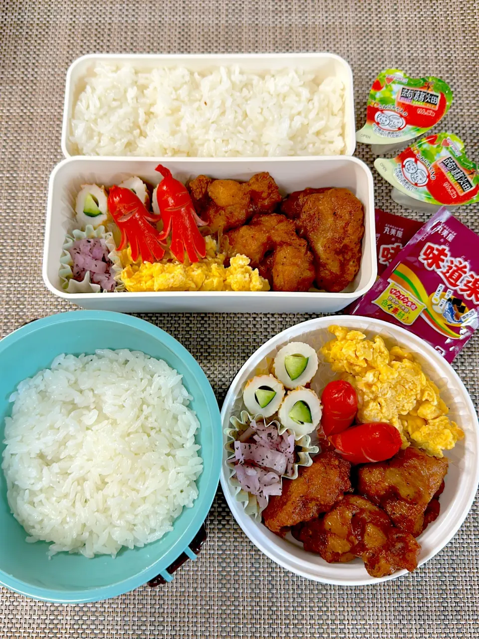 唐揚げ弁当。娘弁当。|ゆーこ。さん