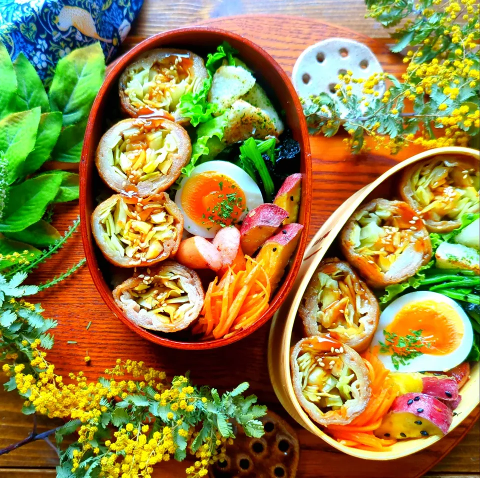 キャベツの豚バラ巻き弁当✨|さらママさん