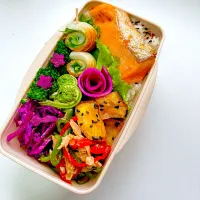 4.25娘弁当🍱こごみ旬ですね🌟|hiromiさん