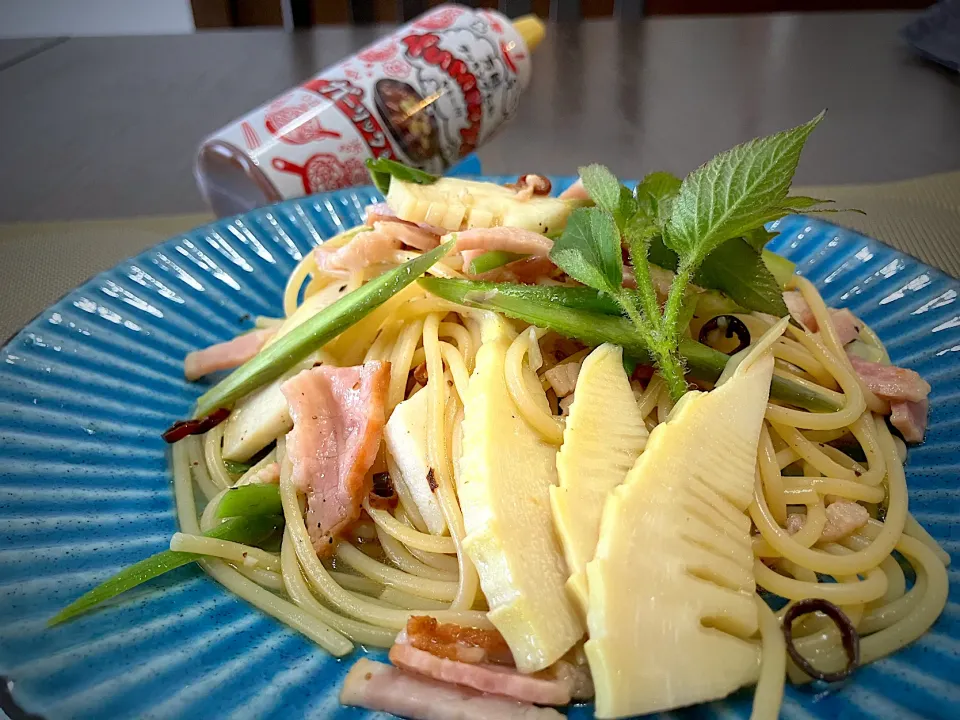 4/25 春の山菜パスタ💗|あーるさん