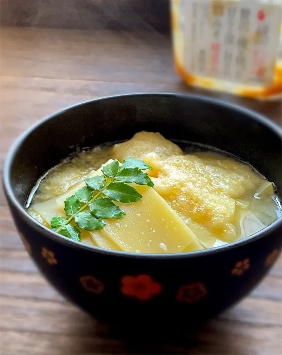 たけのこの姫皮の味噌汁|9421beruさん