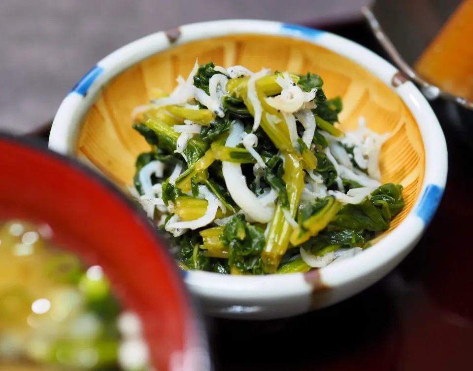 大根の葉お浸ししらす和え|こりちゃんさん