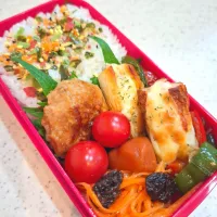 鶏つくね竹輪チーズ弁当|Akikoさん