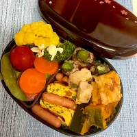 JK弁当🍱紫蘇&オクラ&チーズ豚肉巻き|ティーダさん