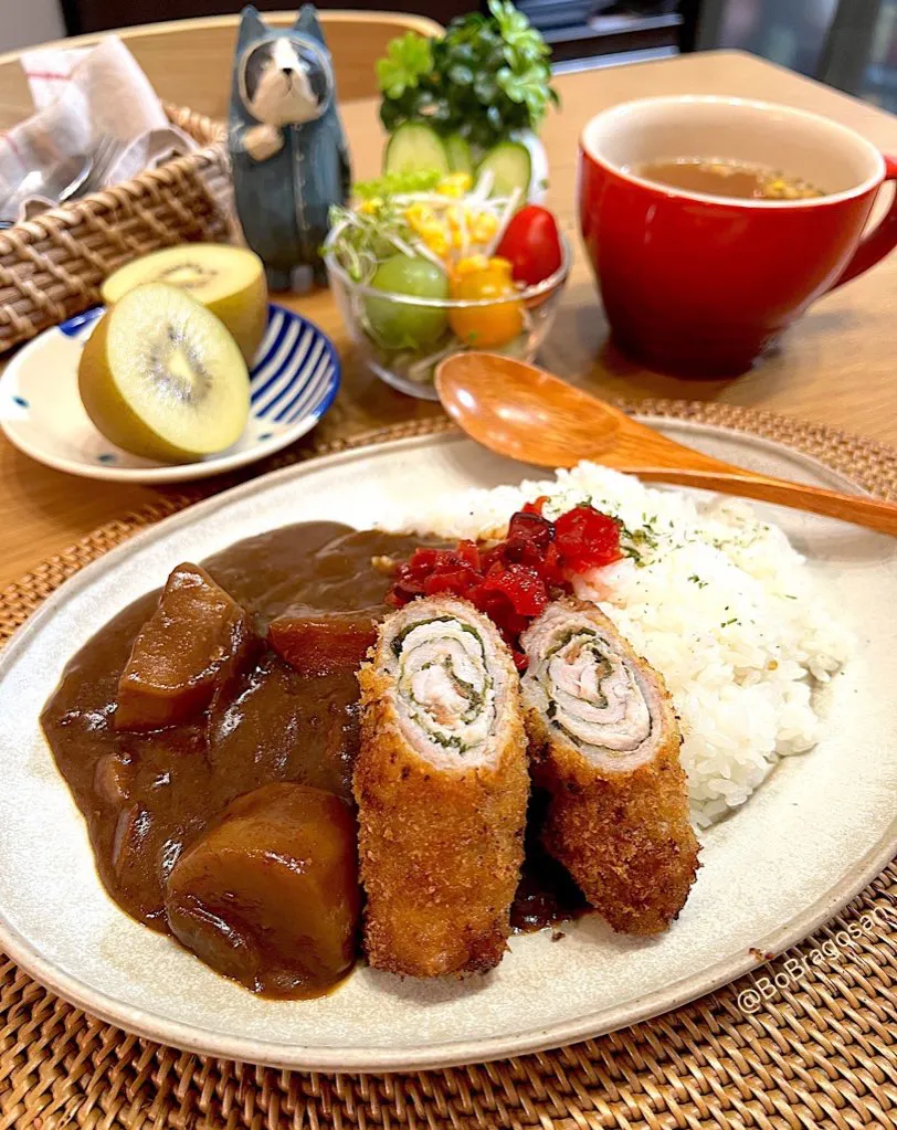 肉巻きジャワカレー🍛|ラゴさん。さん
