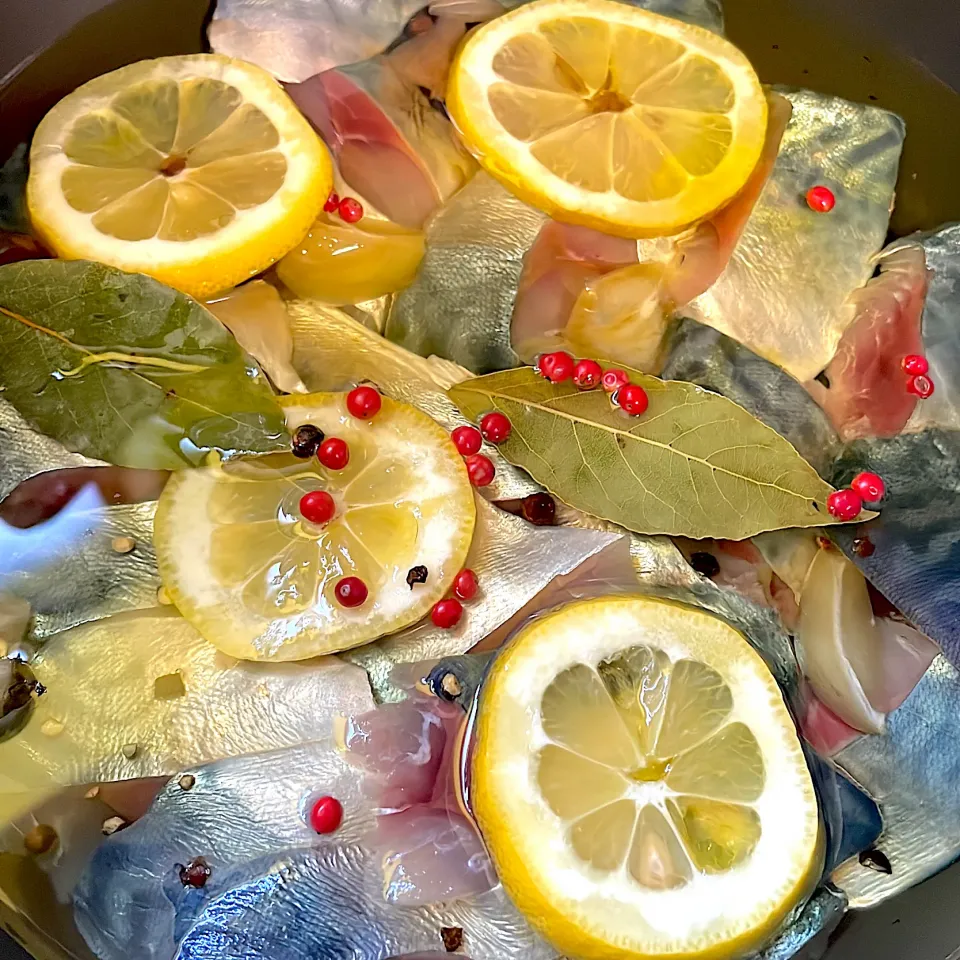 鯖のレモンコンフィ|れもんさん