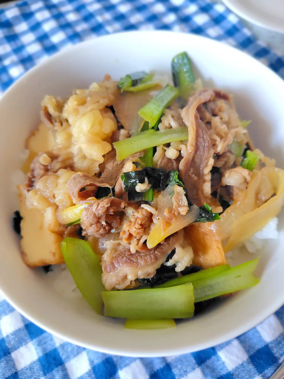 牛丼の具で　アレンジ牛丼|藤さんちのごはんさん