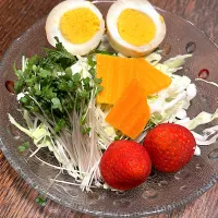 ミモレットチーズサラダ|にこりこぷりんさん