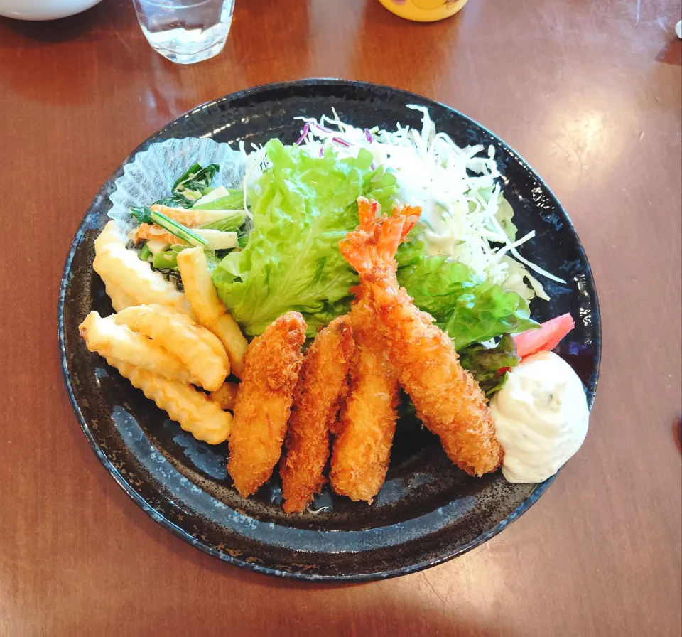 ミックスフライランチ|おじゃみさんさん
