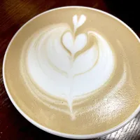 辻利のほうじ茶パウダーでラテアートしてみました。|たちくんさん