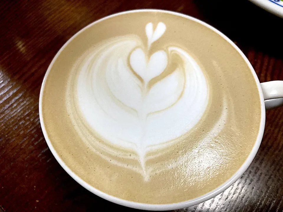 辻利のほうじ茶パウダーでラテアートしてみました。|たちくんさん