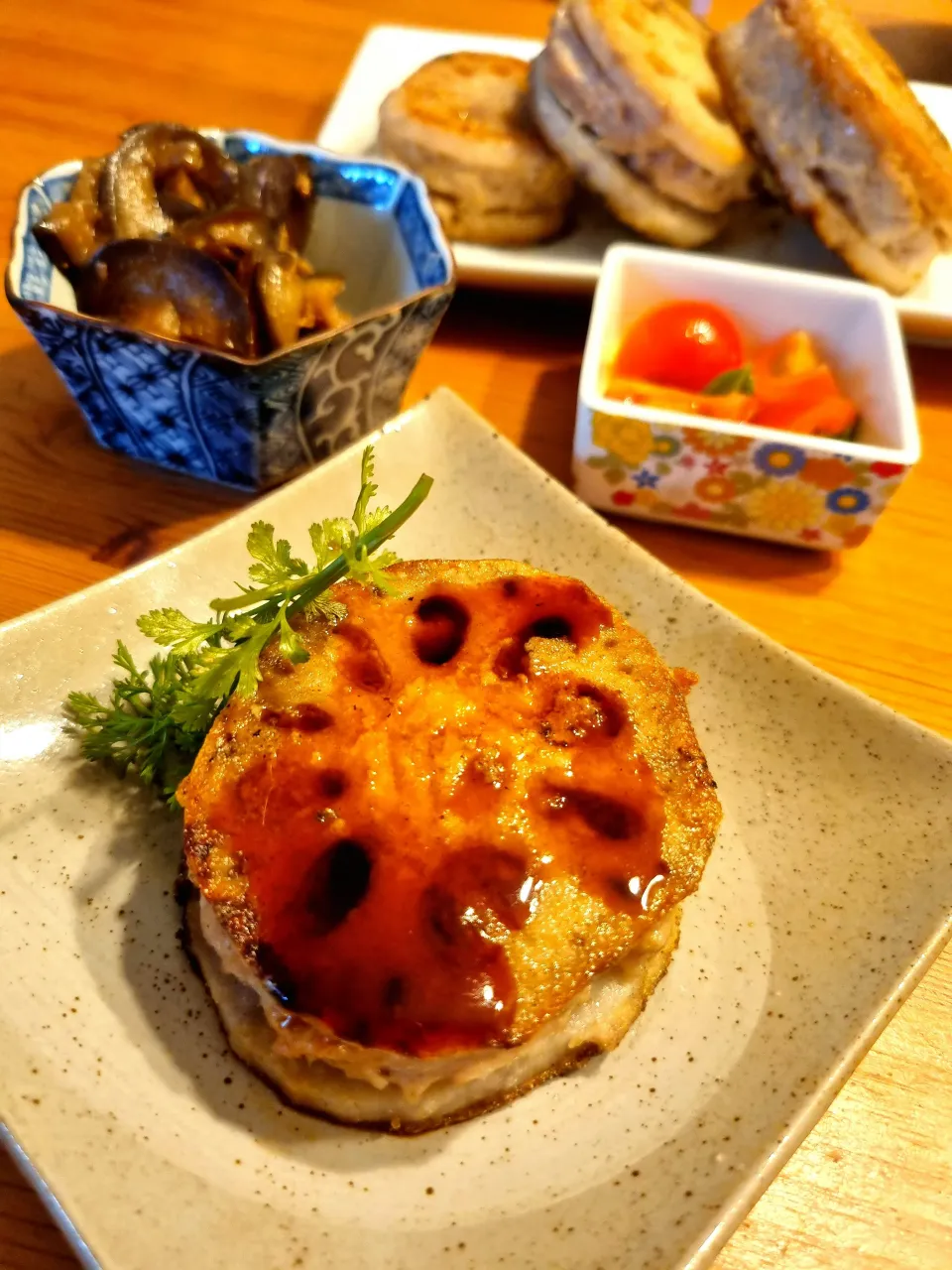レンコンの挟み焼き|Laulauさん