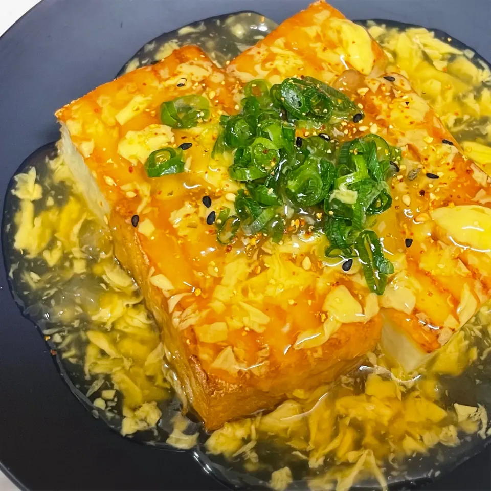 ⭐︎絹あげのとろとろ卵あんかけ|himamamaさん