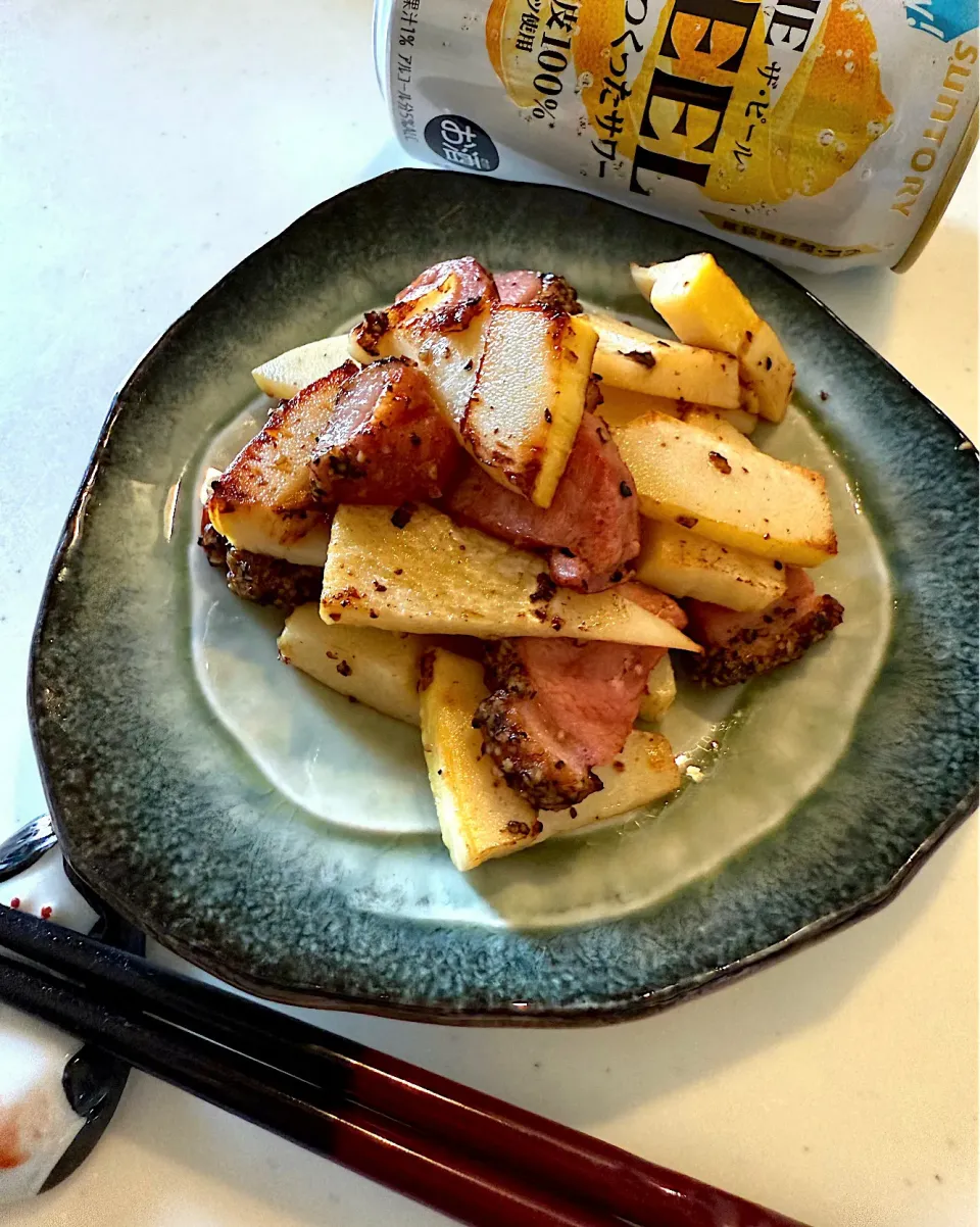 簡単！時短！味付けなし✨タケノコと鴨のソテー|ゆかりさん