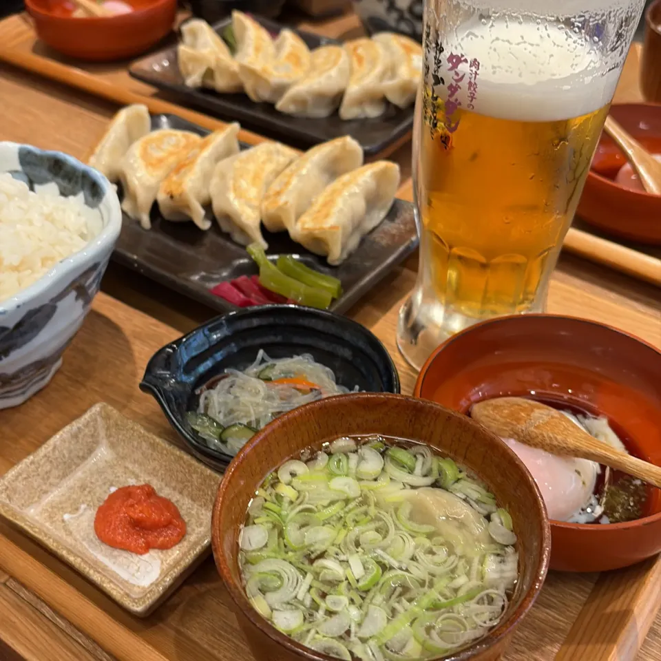 究極の餃子定食🥟with B|たくちゃんせんせーさん