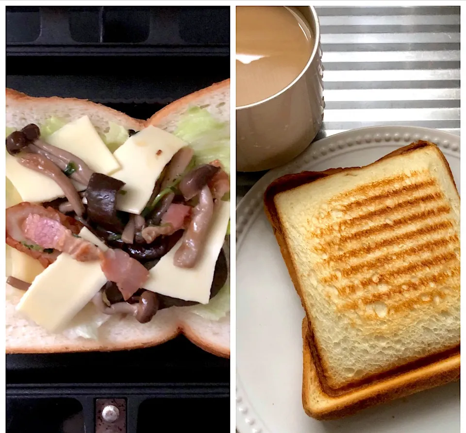13:28 昨日のおかずサンド🥪|へれ子さん