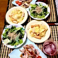 キャベツと蒲鉾の炒め煮、エバーエッグとじ|松田美穂子さん