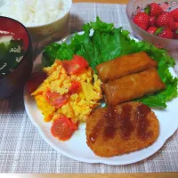 たまごとトマトの中華風炒め|万葉さん