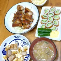 今日の晩ごはんです。|地蔵菩薩さん