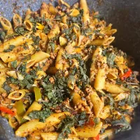 Penne pasta with beef keema| Sabrina R.さん