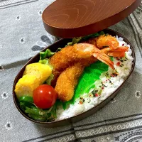 エビフライ弁当|SaDaさん