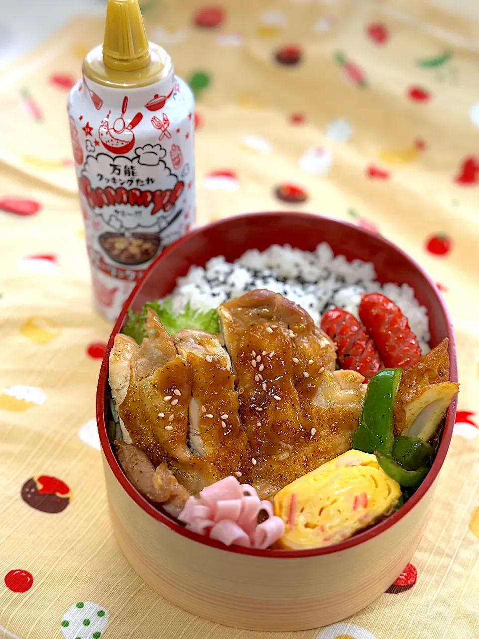4月28日⚾️チキンステーキ弁当|ponchanさん
