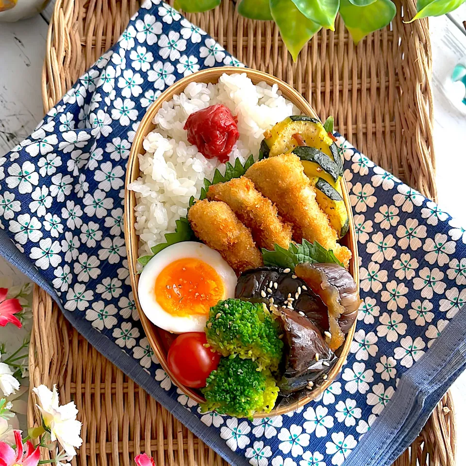 アジフライ弁当|@panna_cotta.703さん