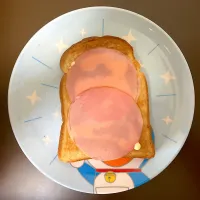ハムトースト|ばーさんさん