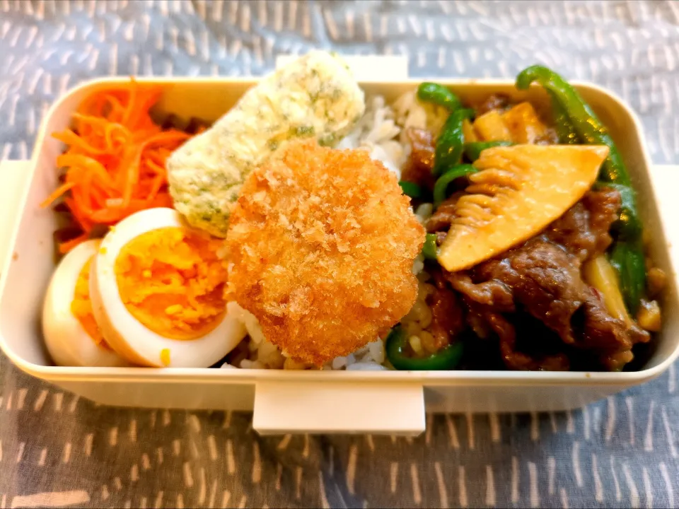 青椒肉絲弁当|まゆみさん
