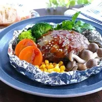 韓国風包み焼きチーズハンバーグ|ヤマサ醤油公式アカウントさん