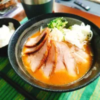 豚バラチャーシューたっぷりラーメン| マイキーさん