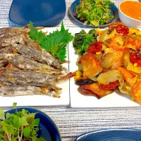 めひかりオーブン焼きとハラスオーブン焼き|ゆっちこさん