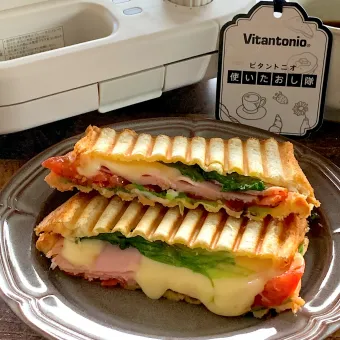 Snapdishの人気料理写真:ビタントニオ使いたおし隊〜ホットサンド