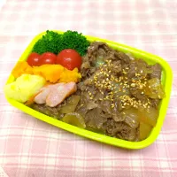 牛丼弁当❤|みちゅあしさん