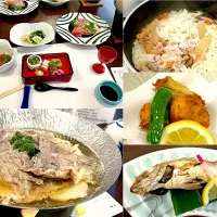 温泉ホテルの夕食@きらら温泉ホテル水月花(福井県三方五湖)| Kunisanoさん