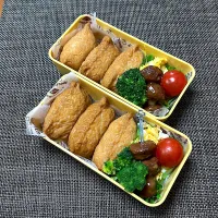 ⚾️部活弁当　お稲荷さん弁当|柚子きりかさん