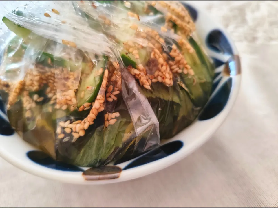 ゆきえもんさんの料理 ✩.*˚きゅうりの紫蘇白だし漬け|m.rafuさん