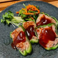 ピーマンの肉詰め🫑|meronさん