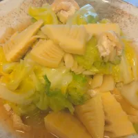 春キャベツと筍のさっと煮|食事メモメモさん