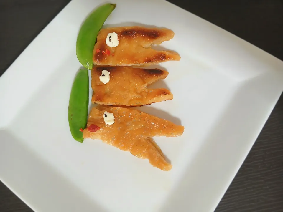 甘辛油揚げの鯉のぼりで朝ごはん～🎏|ぽんすけさん