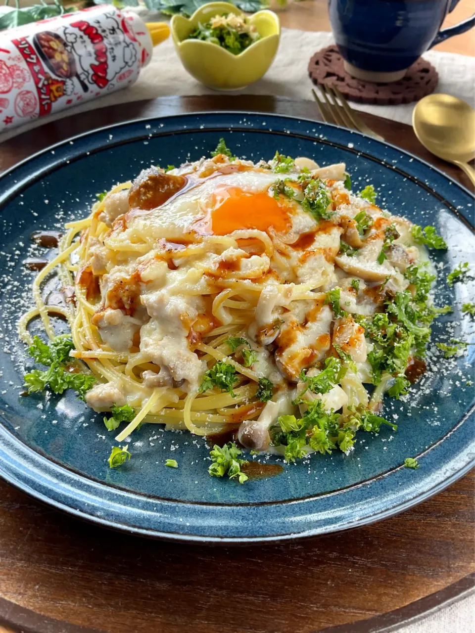 ヤミーがけ☆白いミートソース|スイーツポテトさん