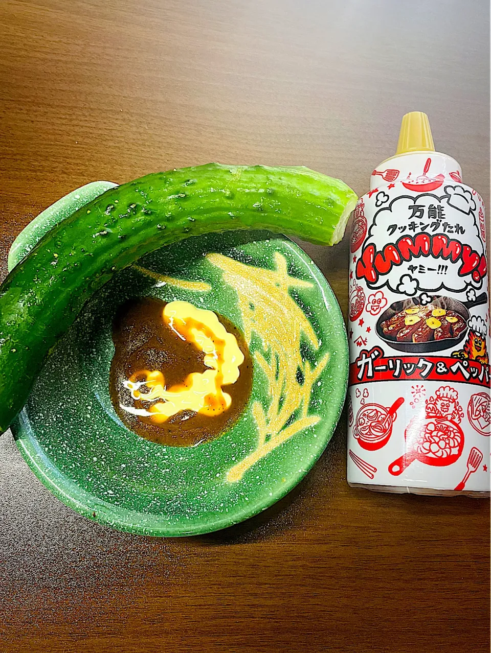 [ヤマサ醤油ヤミーガーリック＆ペッパー使用]ガブっと美味しい、まるごときゅうり|にゃふてん⛩️さん