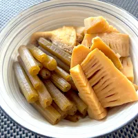 たけのことふきと油揚げの煮物|Michiyo Shimizuさん