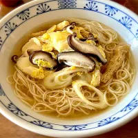 “龍頭”の煮麺卵とじ  本日無事退院  昼はお腹に優しいメニューにしました|リフルシャッフルさん