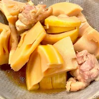 朝どりタケノコと鶏肉の煮物！|Tomyさん