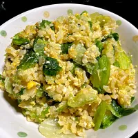 ガーリックレタス炒飯|たまさん