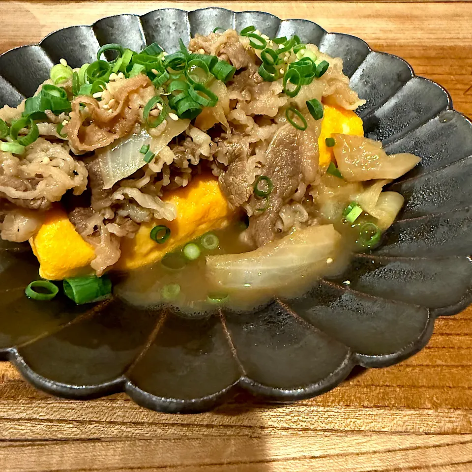 肉だし巻き玉子|はーさん