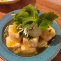 蕪の香る揚げだし豆腐|むーちよさんさん