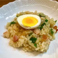 ベーコンチーズリゾット| リフルシャッフルさん